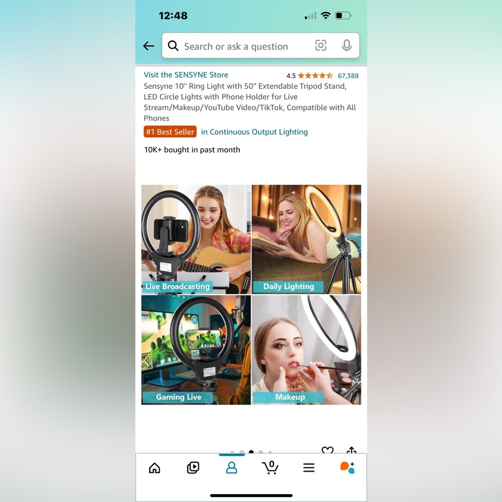 Ring light camera never opened - Picture 3 of 5